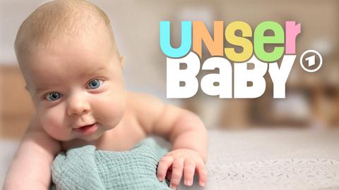 Ein krabbelndes Baby lächelt in die Kamera. Text: Unser Baby - alles wird anders