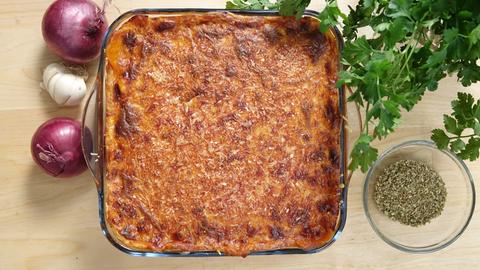 Moussaka mit veganem Hackfleisch