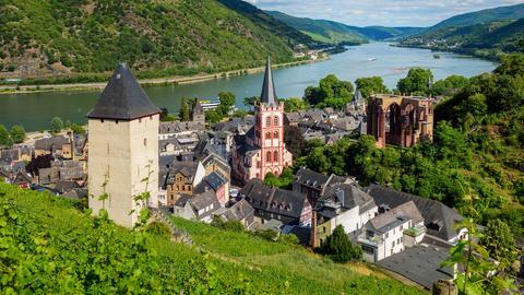 Blick auf die Stadt Bacharach