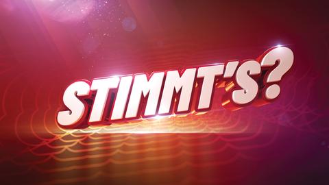 Das Logo der Sendung "Stimmt's?"