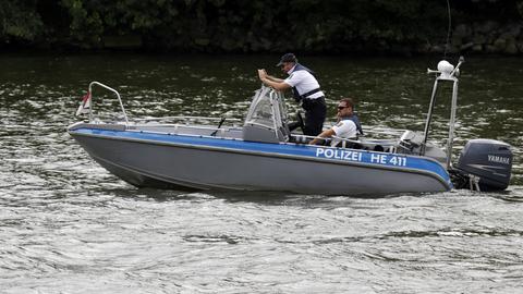 Polizeiboot Main Frankfurt