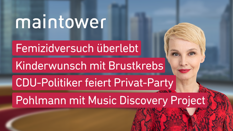Themen sind u.a.: Femizidversuch überlebt, Kinderwunsch mit Brustkrebs, CDU-Politiker feiert Privat-Party, Pohlmann mit Music Discovery Project.