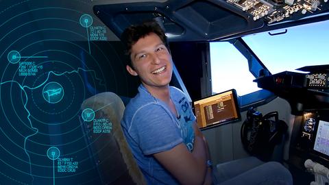 Fliegen von zuhause – Rocco und sein gigantischer Flugsimulator
