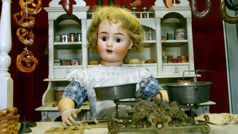 Puppen im Puppen- und Spielzeugmuseum Hanau