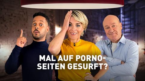 Cossu, Sabine Heinrich, Bodo Bach mit Roberto Capellutti im strassenstars-Studio. Text: Mal auf Porno-Seiten gesurft?
