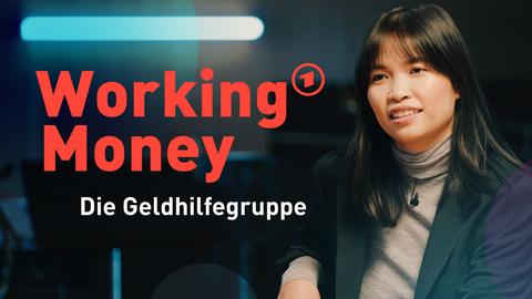 Therapieleiterin und Host Hazel; Text: Working Money