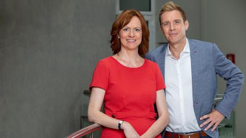 Die Moderatoren: Ute Wellstein und Jens Kölker