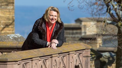 Anja Hoppe, Managerin der Burg Hohenzollern