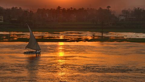 Der Nil in Ägypten.
