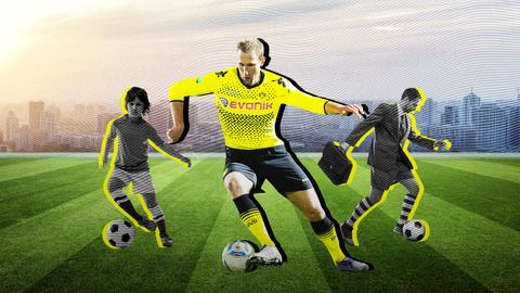  Collage aus Bilder vom 18.11.2011, Fussball, Regionlliga West, Saison 2011 2012 und  Borussia Dortmund II (BVB II) vs. SC Verl 1:1 und Florian Kringe (Borussia Dortmund II), Aktion, Einzelbild, Quer)