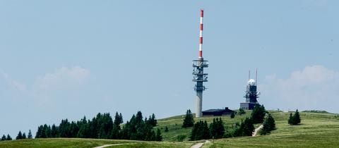 Der Feldberg im Schwarzwald.