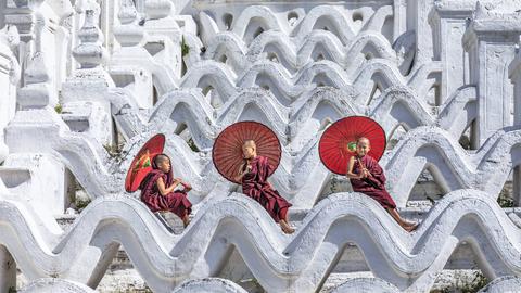 Hsinbyume Pagode in Mingun, Mandalay