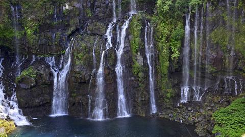 La Réunion_Naturwunder im Indischen Ozean_Wasserfall 