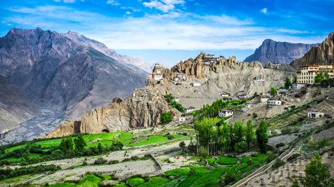 Blick auf Spiti im Himalaya. 