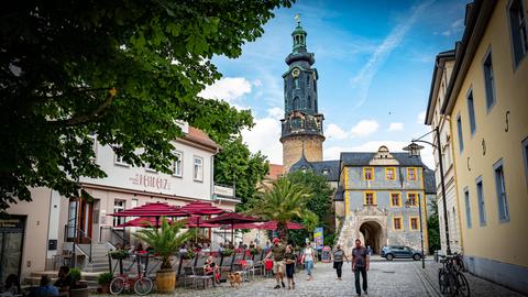 Blick auf das Weimarer Stadtschloss