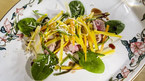 Wurzelgemüse mit Fleisch 